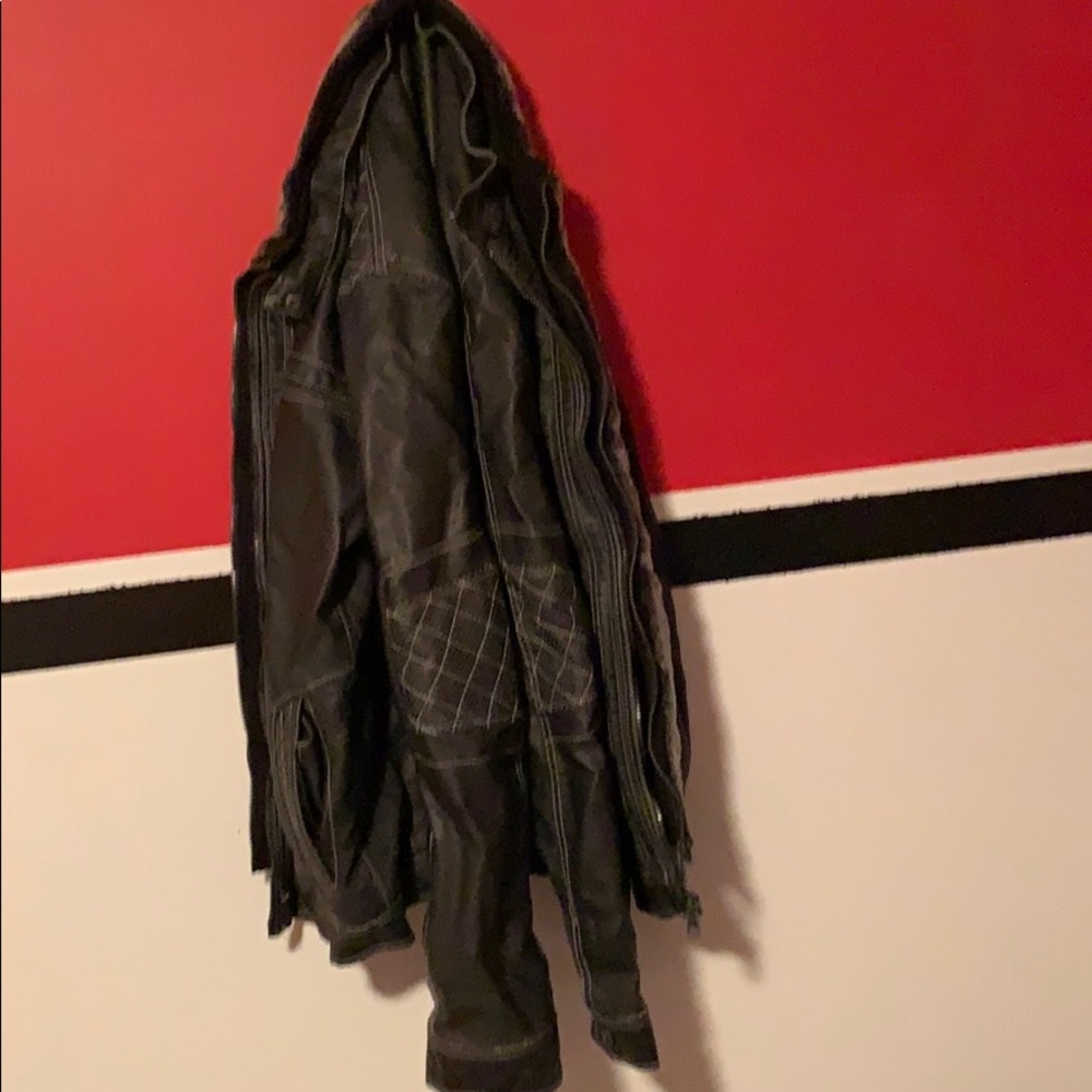 BKE Bomber style leather jacket